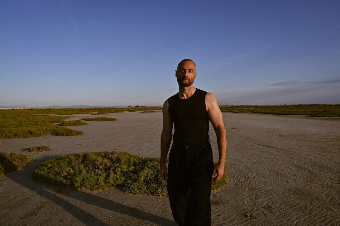 actor walking in nature