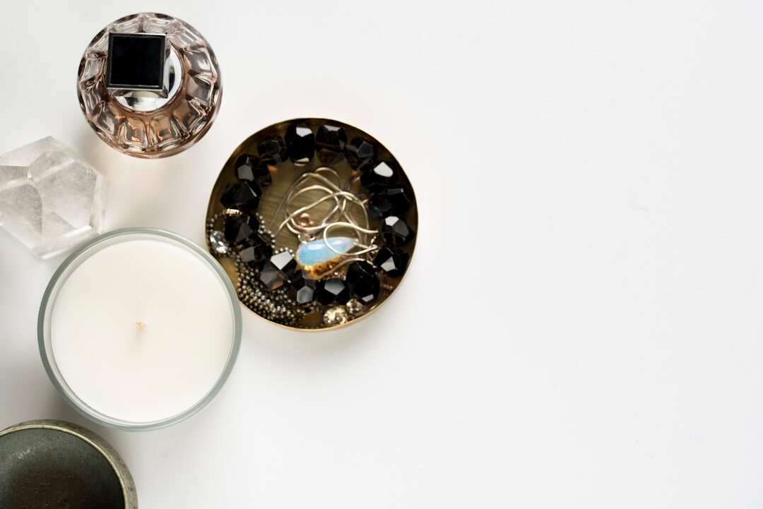 beauty products on table